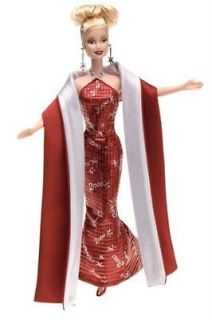 Barbie Doll 2000 Official Collector Edition Red Silver Gown Millenium