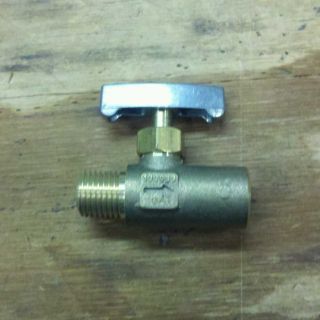 Needle style propane cut off valve