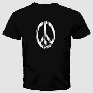 CND T shirt Peace and love Antiwar Sign Hippie Symbol Retro Cool Size