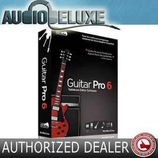 AROBAS MUSIC GUITAR PRO 6 TABLATURE EDITOR MAC/PC ELECTRONIC DELIVERY