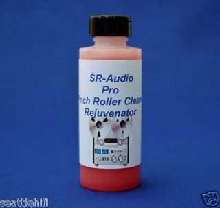 SR Audio Pro Pinch Roller Cleaner Rejuvenator Fluid+Cleans Conditions