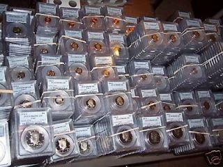 40 COINS COLLECTION, MINT SETS, GOLD, SILVER, PF70 COIN ONYX LOT #5