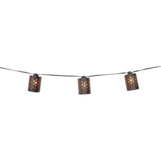 Smith & Hawken Metal Diecut 10 String Lights Indoor Outdoor Use NIB