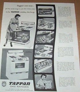 page   Tappan Gas Ranges stove oven kitchen   Mansfield Ohio AD