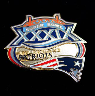 NE Patriots XXXIX Super Bowl Champions Ltd Ed Collector Pin
