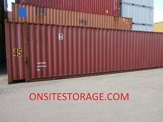 45 High Cube Steel Storage Container Shipping Cargo Conex Seabox