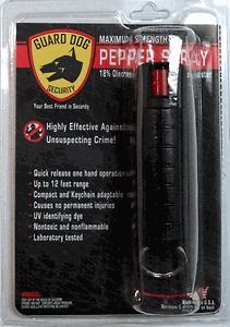 Pepper Spray  Hardcase Unit with Keychain & Pocket Clip  Assorted Colo