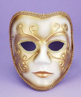 Venetian Costume Mask Happy Face Mardi Gras 56273