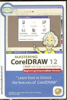 NEW Corel Draw 12 CorelDraw TUTORIAL TRAINING Software