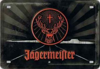 German Jagermeister tin tacker sign Jägermeister NEW
