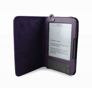  Kindle 3 3G Wifi Case Cover Reading Light Purple