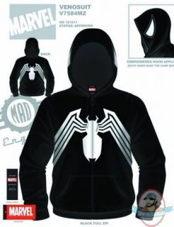 Marvel Venom Venosuit Costume Hoodie Mad Engine S M L XL XXL