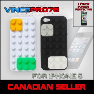 LEGO BRICK BLOCK 3D RUBBER SOFT GEL SILICONE CASE COVER FOR APPLE