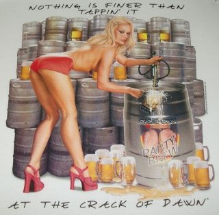 Dixie Tshirt: Crack Of Dawn Beer Keg Alcohol Drinking Moonshine Hottie
