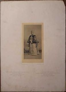 Russian Imperial Maid of Honour Countess Nirod Lithography Fancy Dress