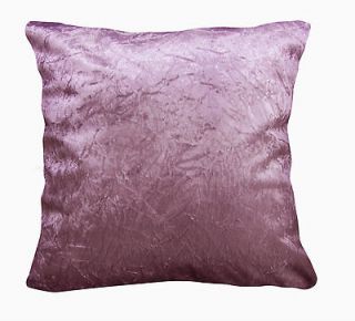 EM121 Plum Crushed Velvet Style Cushion Cover/Pillow Case *Custom Size