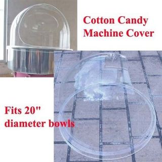 New COTTON CANDY FLOSS MACHINE TOP COVER 20inch DIAMETER BOWLS PLASTIC