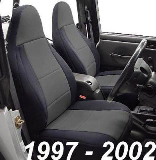 Car Seat Cover TJ Custom Charcoal tj127C (Fits: 1997 Jeep Wrangler