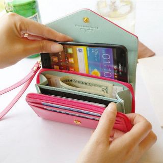 4s 5/Galaxy S/Smart Phone Case Card Bag Wallet Crown Purse Handbag
