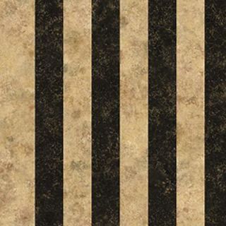 Cream & Black Wide Band Stripe Pre Pasted Wallpaper
