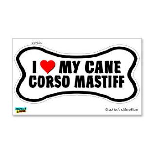 Cane Corso Mastiff Love My Dog Bone   Window Bumper Locker Sticker