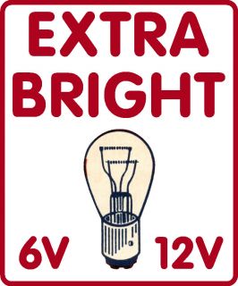 1157 EXTRA BRIGHT 12 v volt incandescent bulbs BOX of 10 Harley