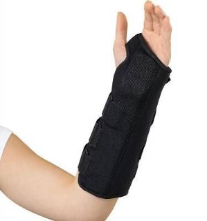 Medline Universal Wrist Forearm Splint LEFT Arm Brace Adjustable #