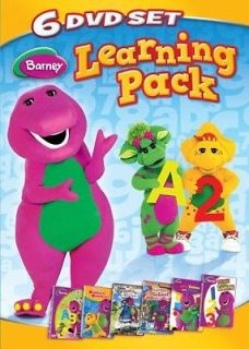 Barney Learning Pack [6 Discs] [DVD New]