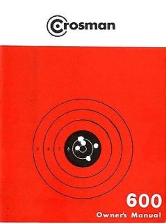 Newly listed Crosman Model 600 Manual   1969