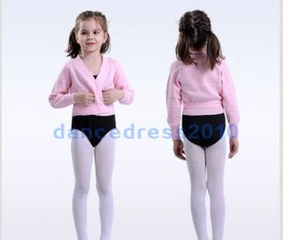 New Girls Party Gymnastics Ballet Crossover Wrap Dance Sweater Dress