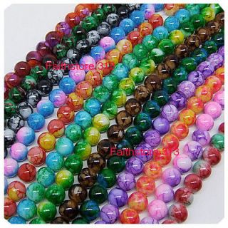 20pcs 10mm Round Chic Glass Loose Spacer Beads Pick 15Colors  1 Or