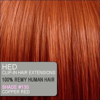 Clip In Remy Human Hair Extensions Full Head ANY COLOUR