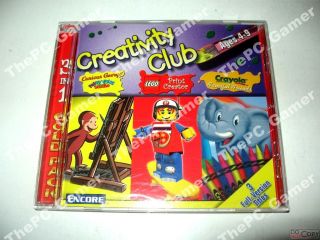 Club 3 PC Games Lego Print Creator Crayola Fanciful Friends + More