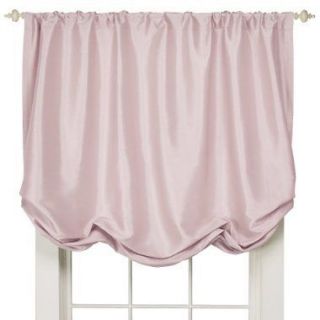 SIMPLY SHABBY CHIC PINK FAUX SILK BALLOON WINDOW SHADE