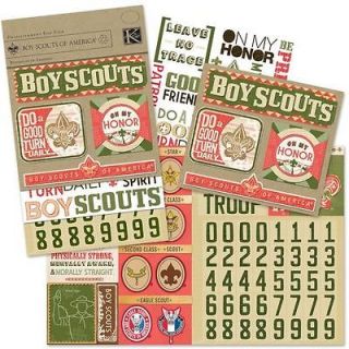 COMPANY BOY SCOUTS OF AMERICAN FLIP PACK STICKERS RUB ONS & 3D