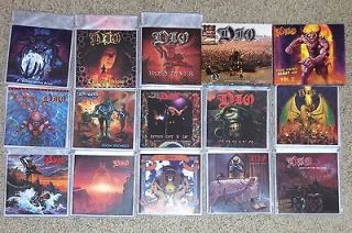 DIO lot of 15 CDs COMPLETE SET Legendary Metal RONNIE JAMES DIO Vivian