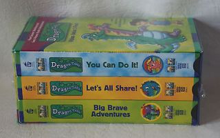 Dragon Tales Video Value 3 pack from Sesame workshop Never opened Kids