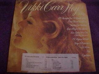 Vikki Carr Hoy (En Espanol) Vinyl Promo Album 1975
