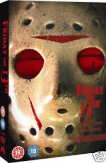 Friday The 13th Parts 1   8 Complete Box Set  DVD
