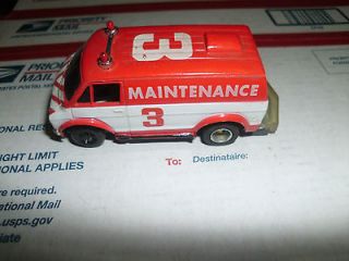 Tyco Red and White Maintenance Van Dale Earnhardt # 3 Slot Car Estate
