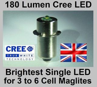 TTS Maglite CREE LED Bulb Upgrade Conversion for 3 4 5 & 6 Cell Torch