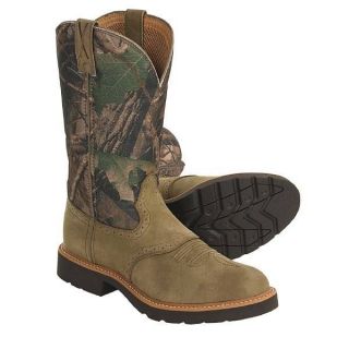 Twisted X Pull On Camo Work Boots 9 9.5 10 10.5 11 14 M & W EZ Rider