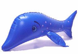 Inflatable Dolphin pool beach toy party favors game NEW