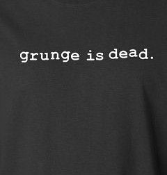 GRUNGE IS DEAD Long Sleeve T shirt Hoodie Sweatshirt Nirvana Kurt