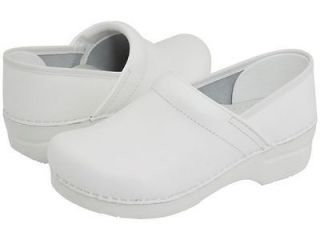 Womens Dansko Professional Clogs White Box Leather (All sizes) 606