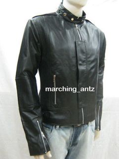 TAILOR CUSTOM MADE DESIGNER DAFT PUNK 100% real leather jacket ROCK