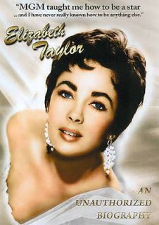 ELIZABETH TAYLOR AN UNAUTHORIZED BIOGRAPHY   NEW DVD