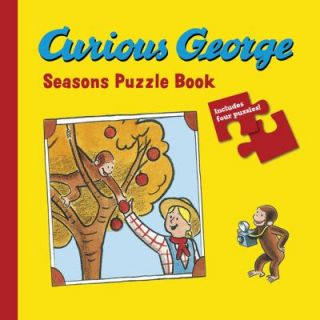 NEW   Curious George Seasons Puzzle Book