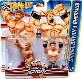 WWE Wrestling Rumblers Mini Figure 2 Pack Daniel Bryan & Sheamus
