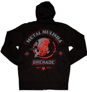 NEW W/ TAGS 2013 Metal Mulisha x Grenade AFFILIATION Hoodie Black